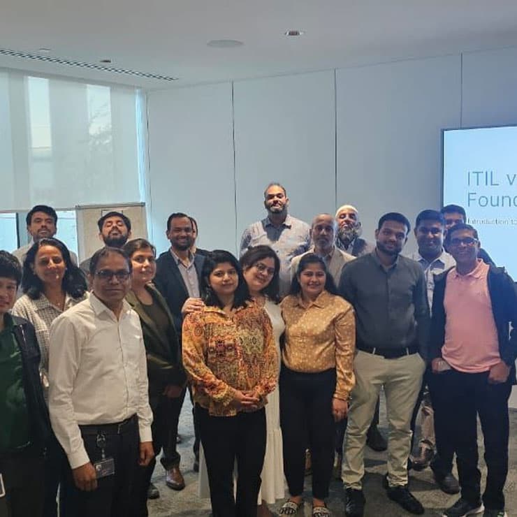 ITIL v4 Foundation session with Mr. Anas in Dubai