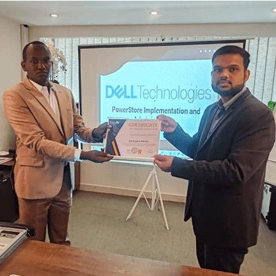 Comptia Storage Plus session with Mr. Anas in Dubai